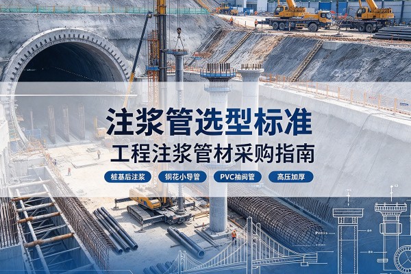横州注浆管选型标准