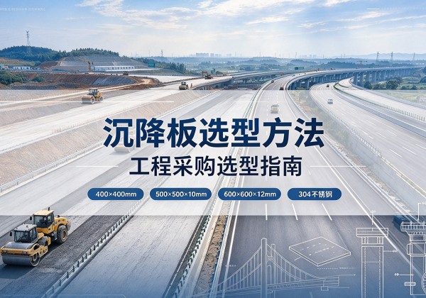 横州沉降板选择方法