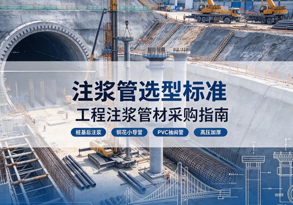 横州注浆管选型标准